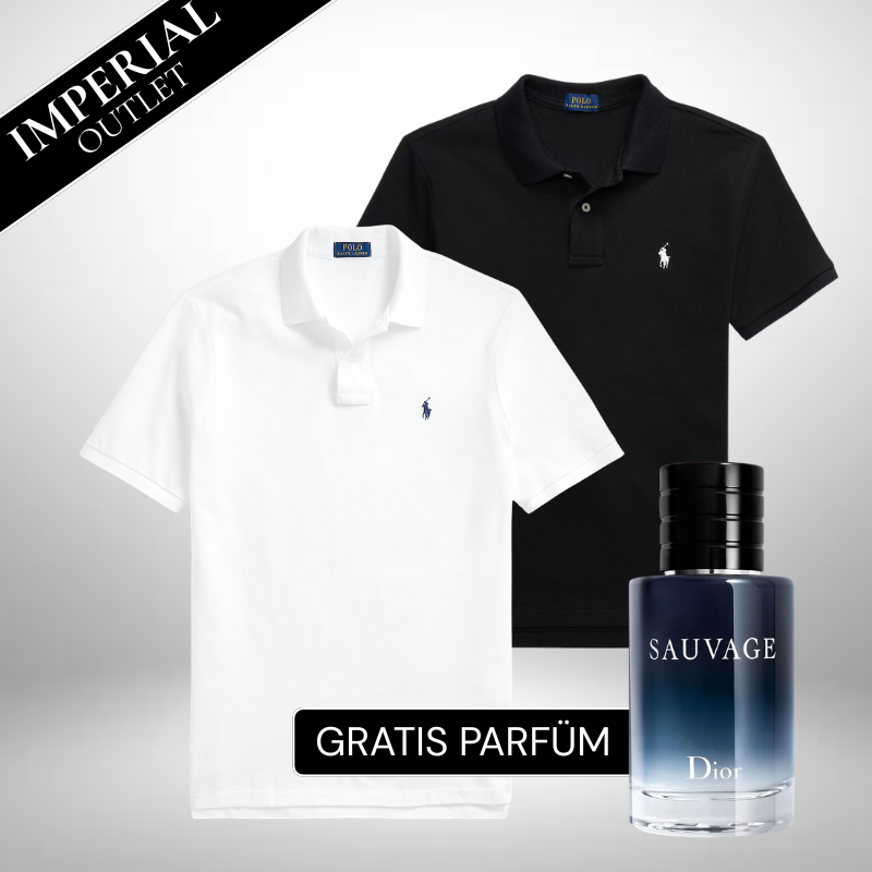 Doppia confezione Ralph Lauren: 2 maglie polo – Dior Sauvage (100 ml) incluso gratuitamente!