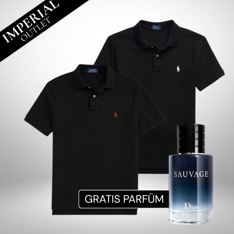 Doppia confezione Ralph Lauren: 2 maglie polo – Dior Sauvage (100 ml) incluso gratuitamente!