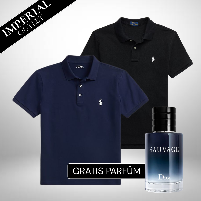 Doppia confezione Ralph Lauren: 2 maglie polo – Dior Sauvage (100 ml) incluso gratuitamente!