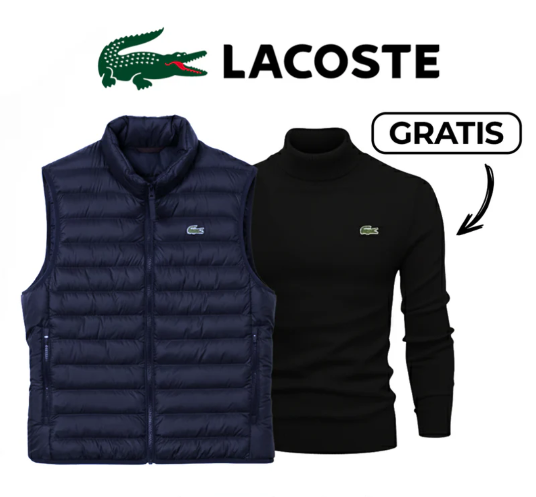 Gilet + maglione Lacoste gratis