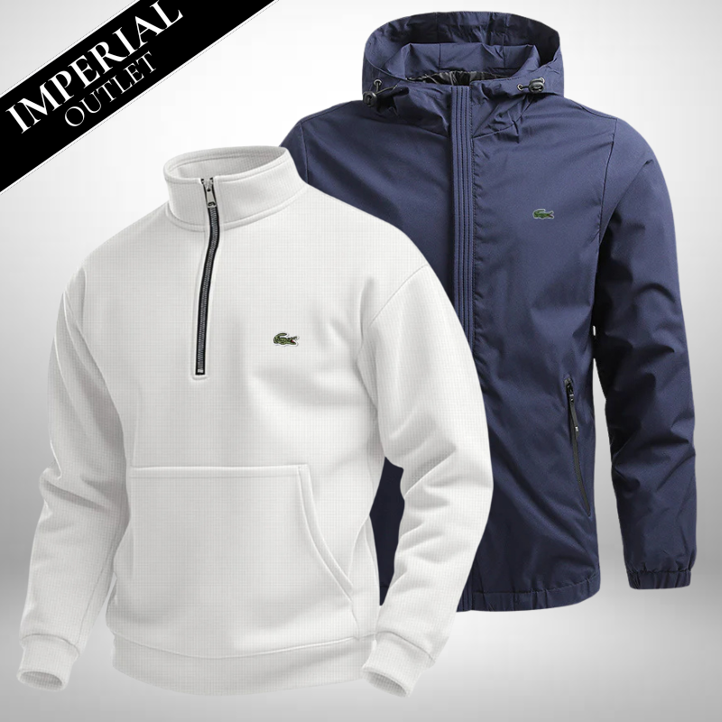 Lacoste Set: Maglione + Giacca invernale – Offerta: acquista 1 maglione, 1 giacca gratis!