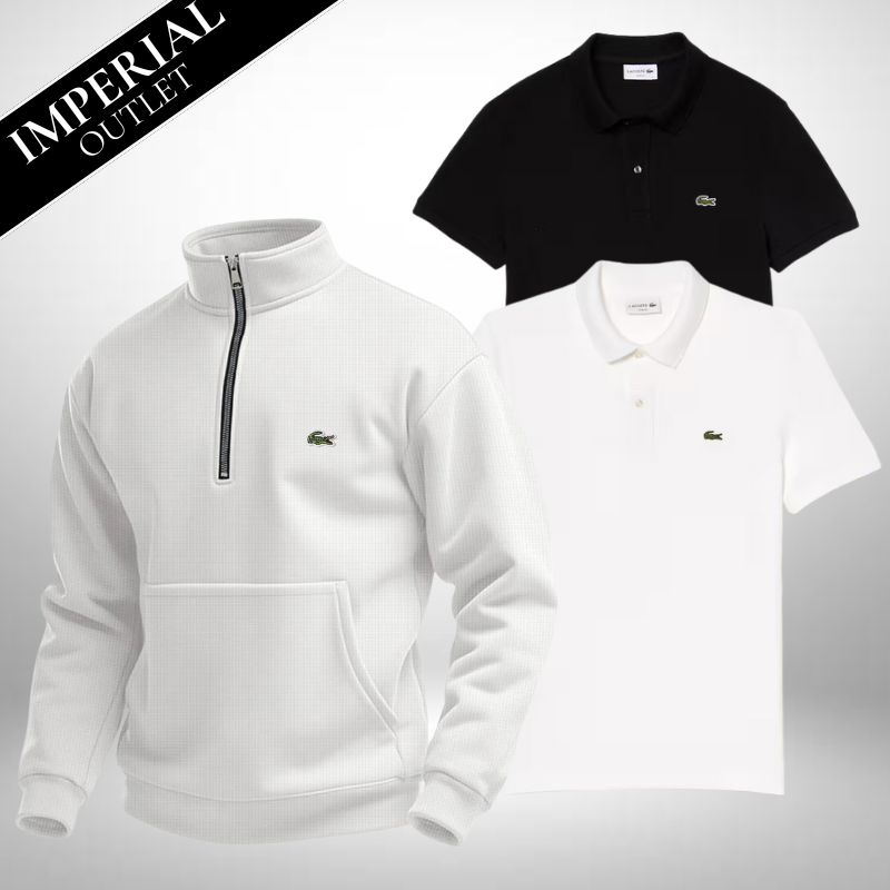 Lacoste Kit – acquista 1 pullover, 2 polo gratuiti inclusi