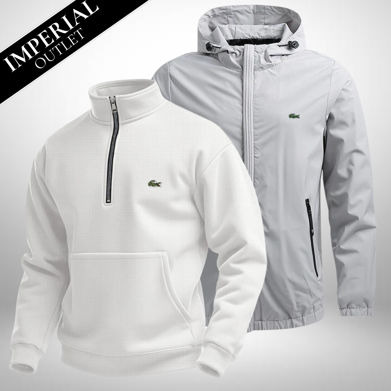 Lacoste Set: Maglione + Giacca invernale – Offerta: acquista 1 maglione, 1 giacca gratis!