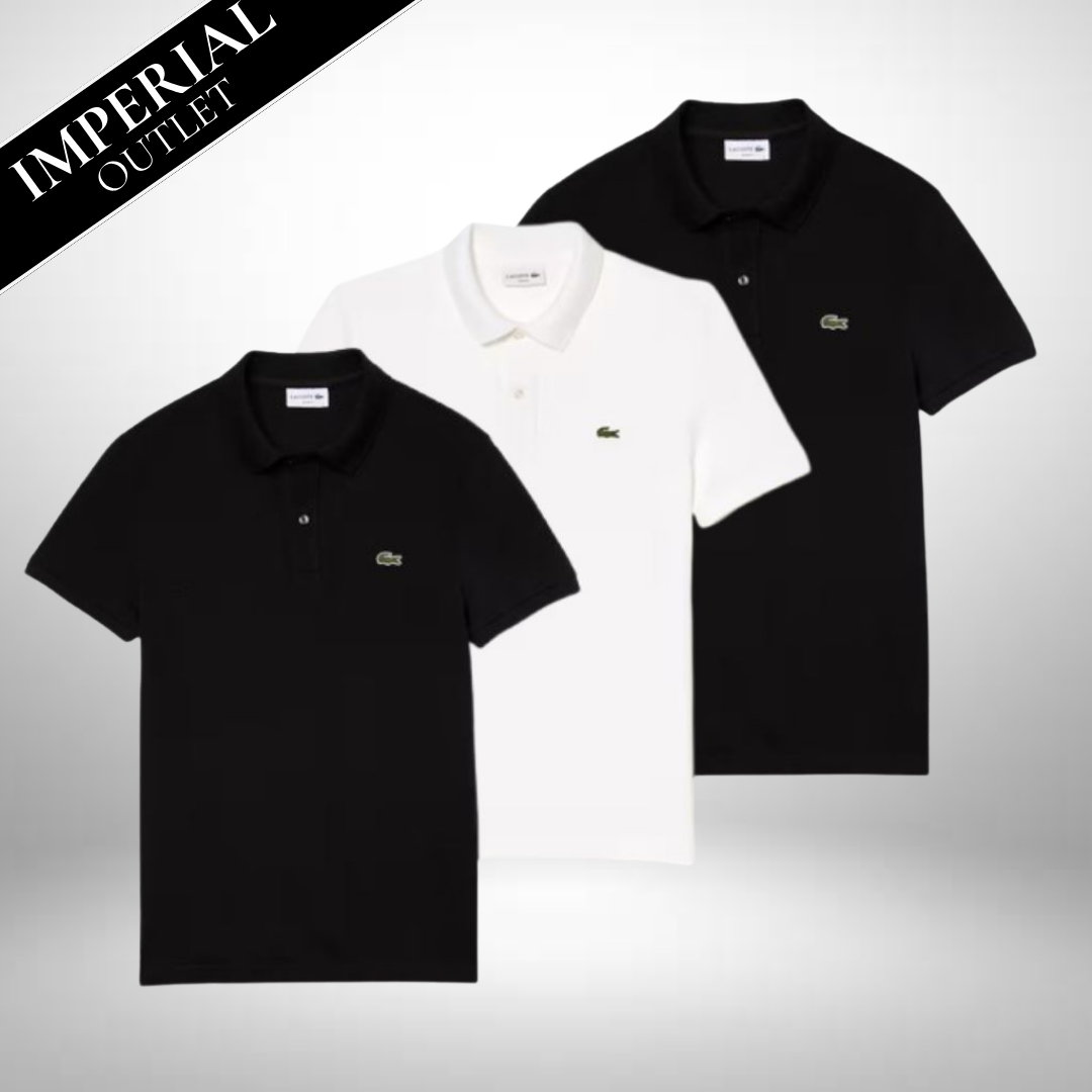 Lacoste polo in cotone Pima – set classico da 3 pezzi