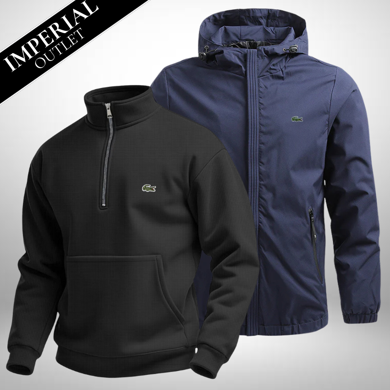 Lacoste Set: Maglione + Giacca invernale – Offerta: acquista 1 maglione, 1 giacca gratis!