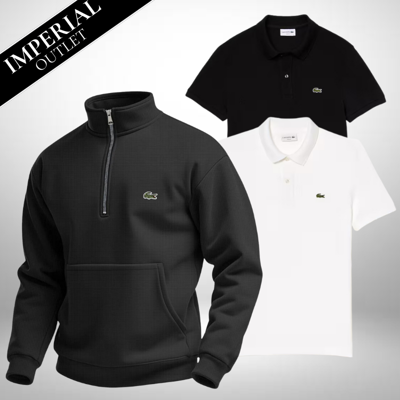 Lacoste Kit – acquista 1 pullover, 2 polo gratuiti inclusi