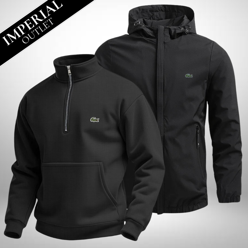 Lacoste Set: Maglione + Giacca invernale – Offerta: acquista 1 maglione, 1 giacca gratis!